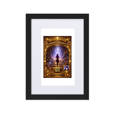 The LumiNya Chronicles β Chapter 1: The Glow in Stillness Genesis Edition Wall Art