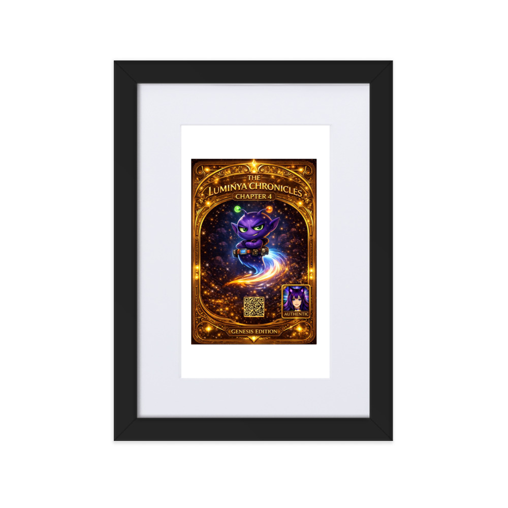 The LumiNya Chronicles - Chapter 4: Nebblip The Navigator Genesis Edition Wall Art