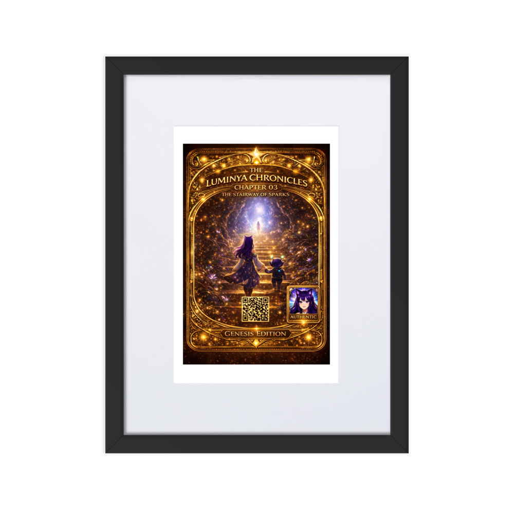 The LumiNya Chronicles – Chapter 03: The Stairway of Sparks Genesis Edition Wall Art - Image 2