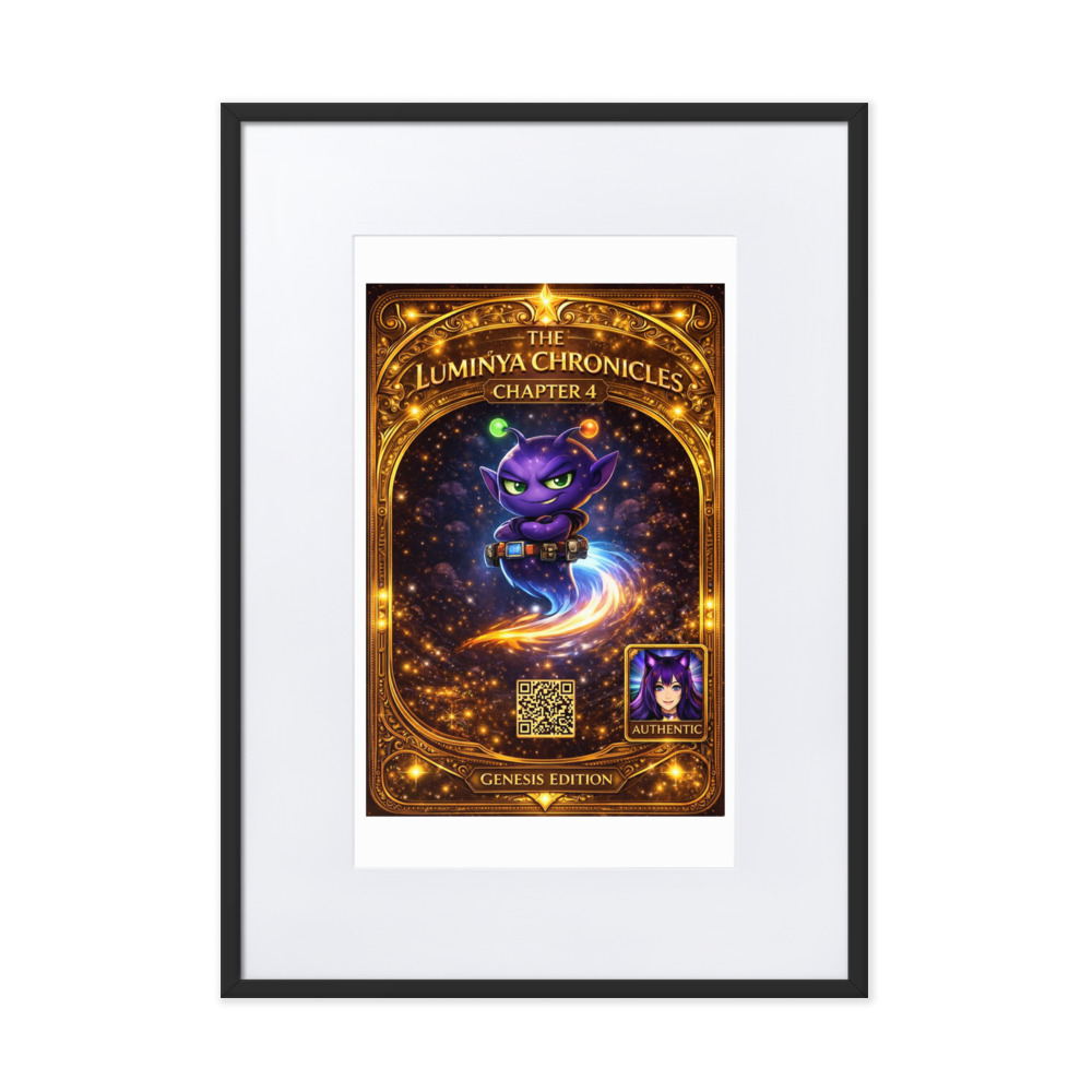 The LumiNya Chronicles - Chapter 4: Nebblip The Navigator Genesis Edition Wall Art - Image 3