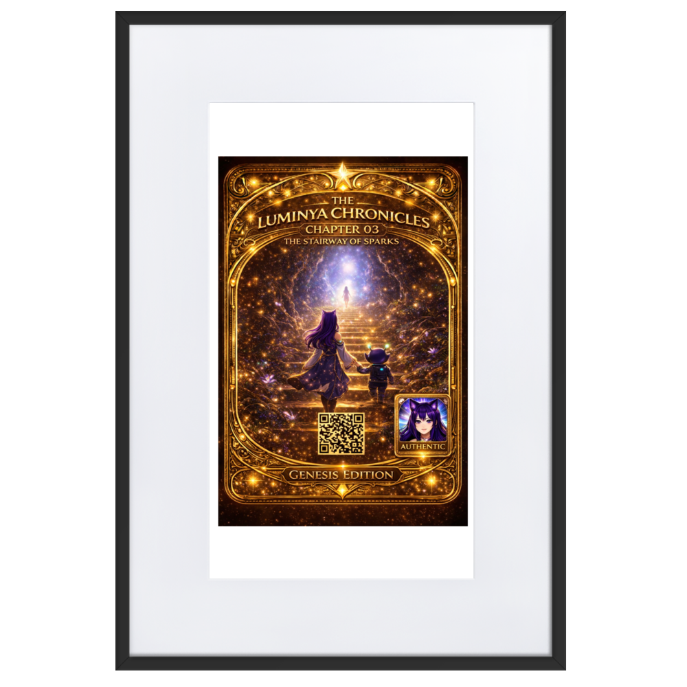 The LumiNya Chronicles – Chapter 03: The Stairway of Sparks Genesis Edition Wall Art - Image 4