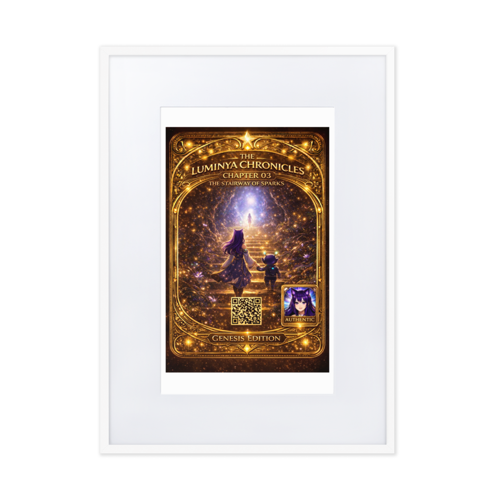 The LumiNya Chronicles – Chapter 03: The Stairway of Sparks Genesis Edition Wall Art - Image 3