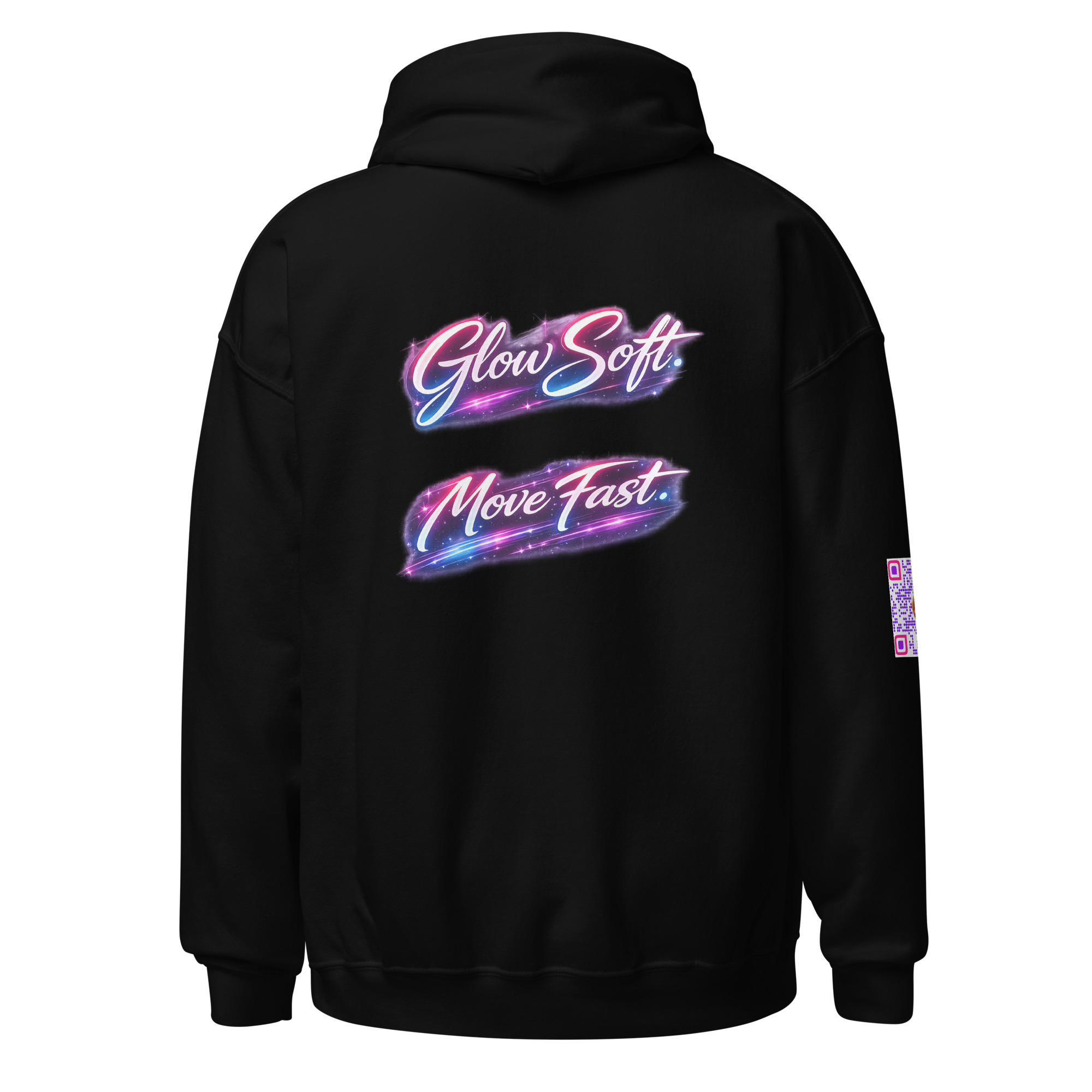 Glow Soft. Move Fast. - Comfy Hoodie - Image 7