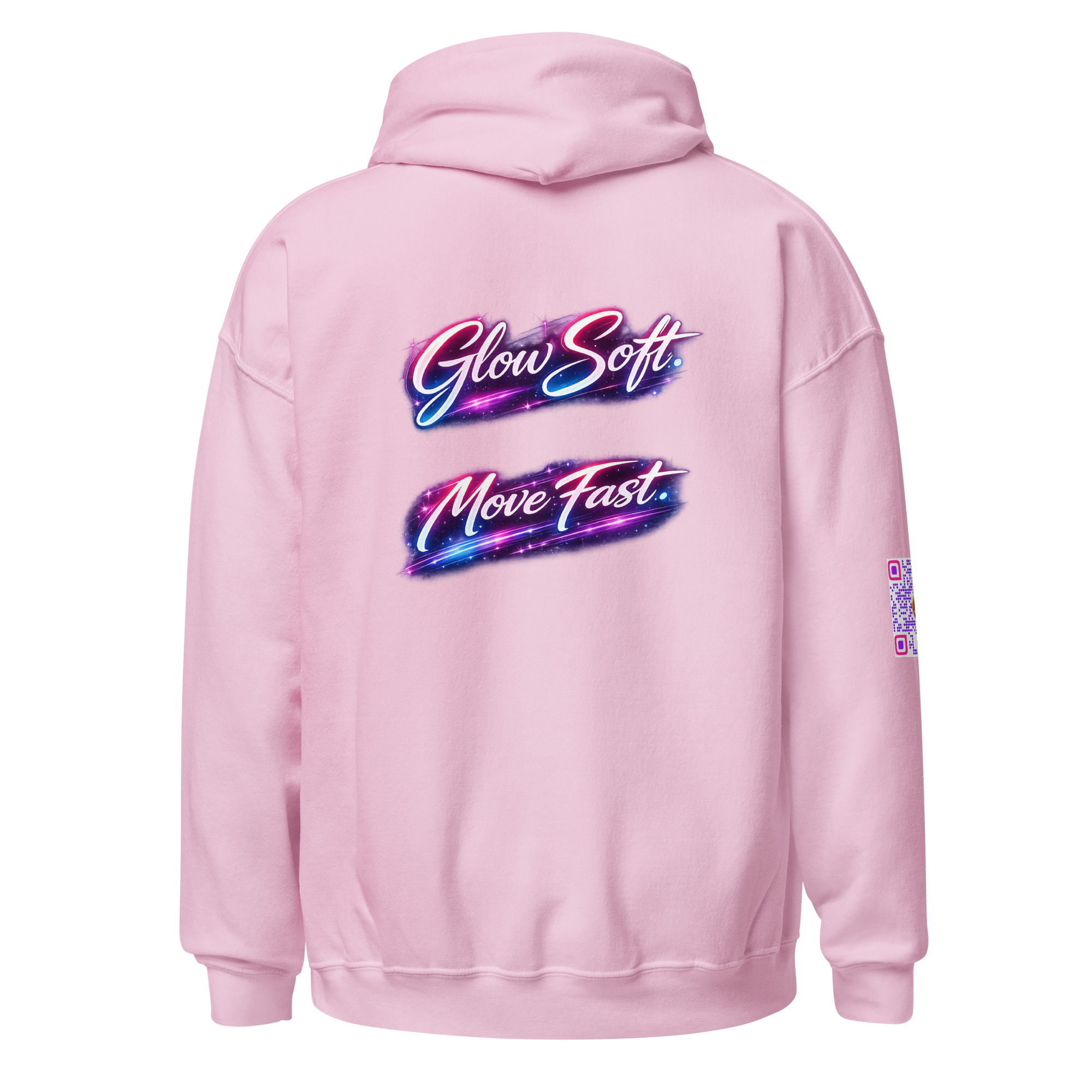 Glow Soft. Move Fast. - Comfy Hoodie - Image 9