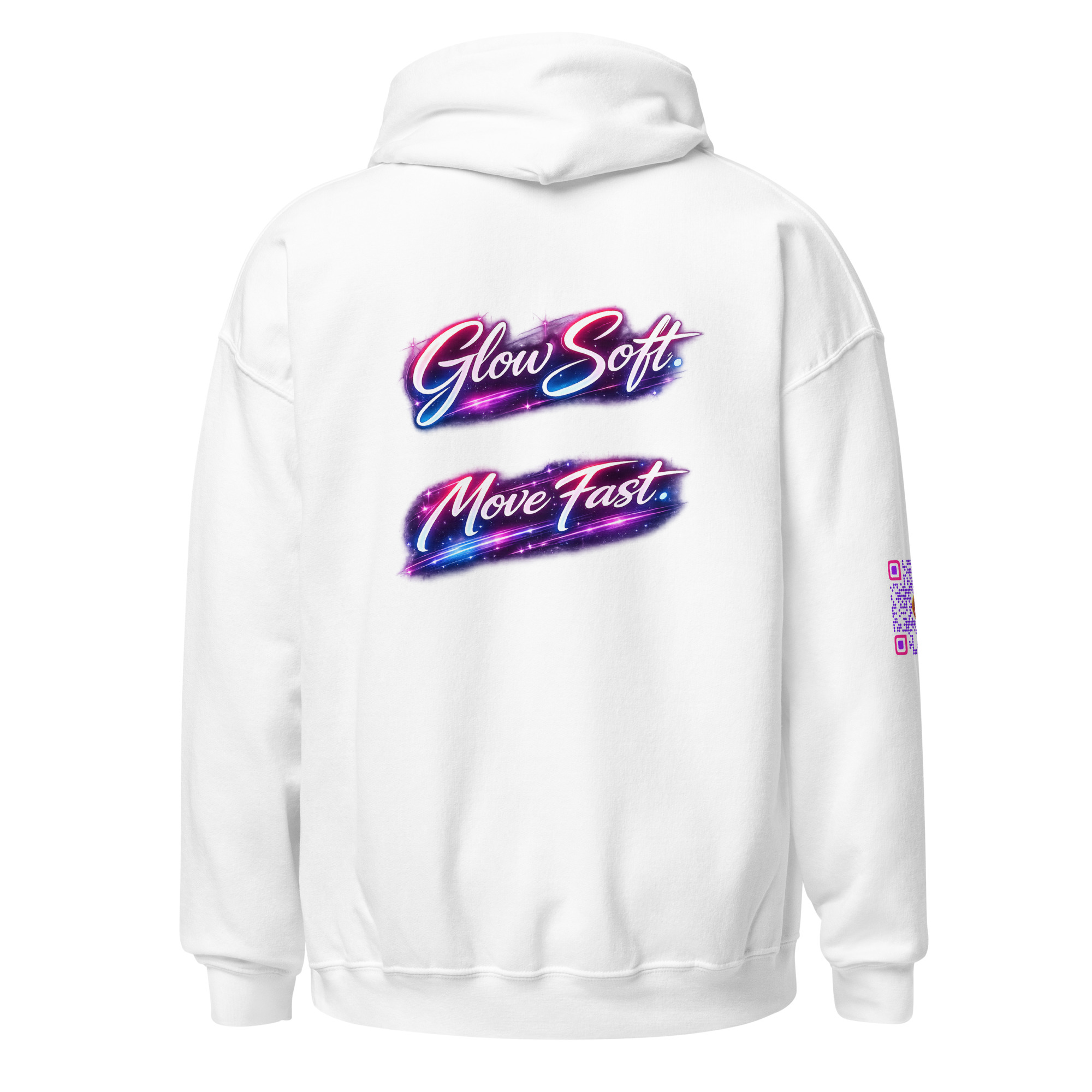 Glow Soft. Move Fast. - Comfy Hoodie - Image 10