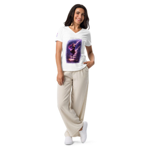 LumiNya • The Path Is Not Given – Women’s V-Neck